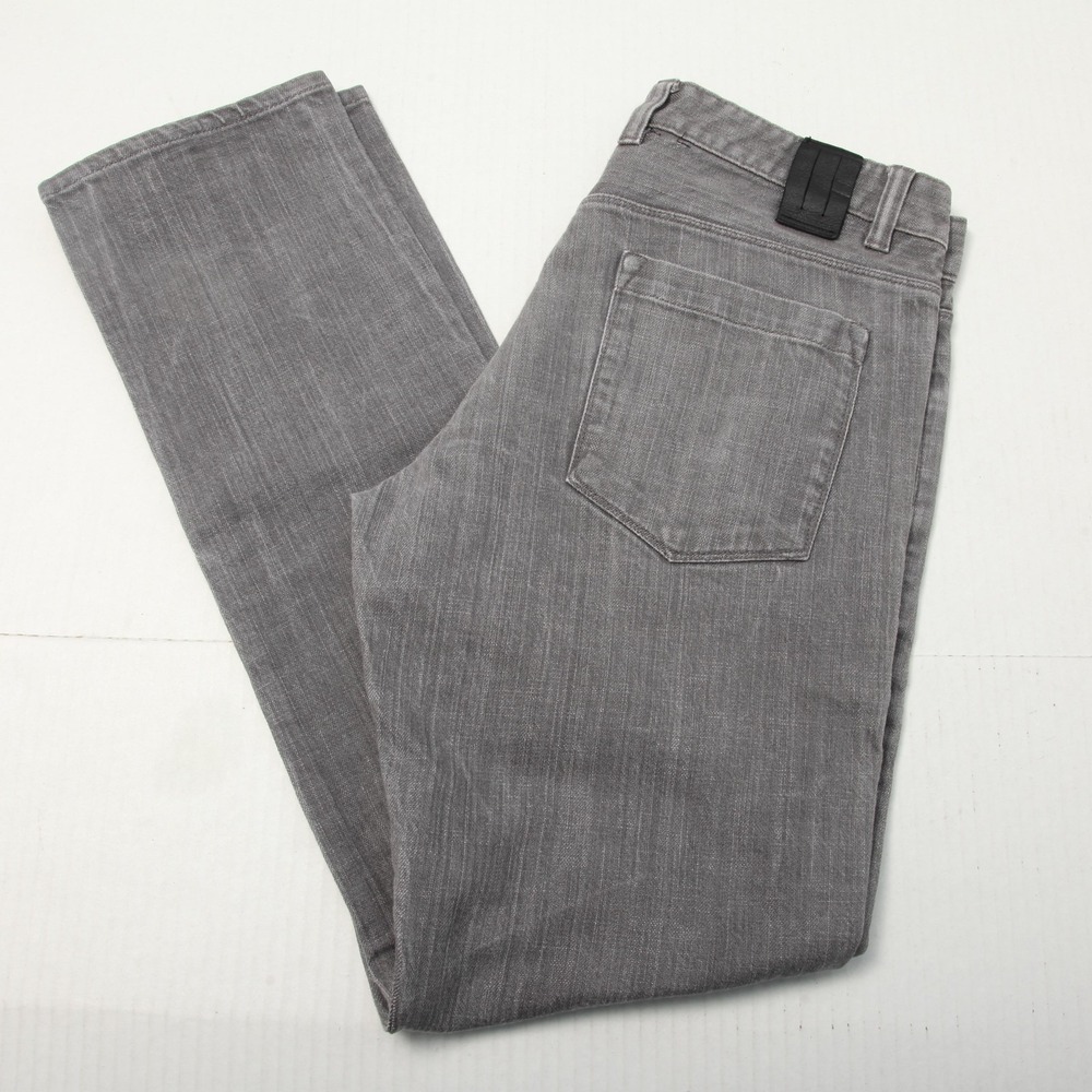 Dunderdon Jeans Mens 32x34 Grey Denim P47 Warren Stretch Workwear Pants Casual